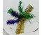 12" Mardi Gras Tinsel Spray – Purple, Green, Gold Party Decor | TCT Crafts I XX7171
